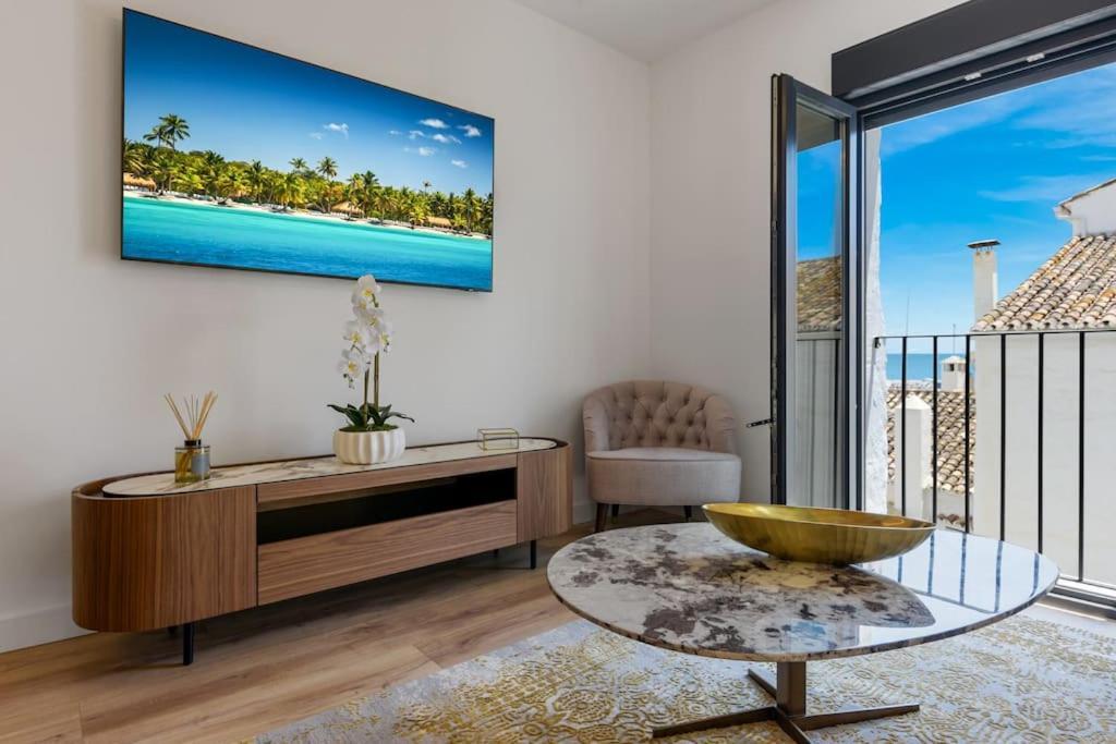 Appartamento Luxury Sea View Puerto Banus Marbella Esterno foto